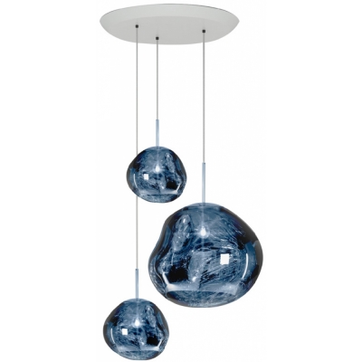 Tom Dixon - Melt Trio LED Pendelleuchtensystem Smoke