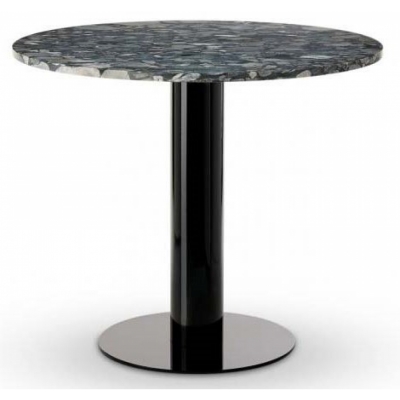 Tom Dixon - Tube Esstisch Schwarz Ø 90cm