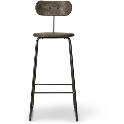 Mater - Earth Hocker Rückenlehne Recyceltes Plastik (H 69 cm)