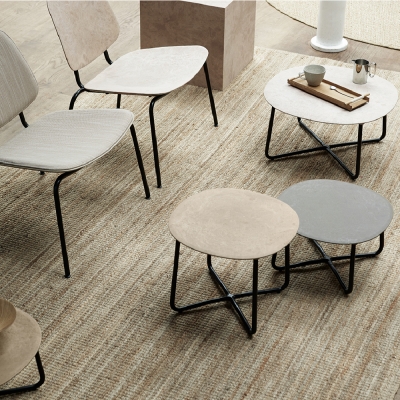 Mater - Lily Beistelltisch S Schwarz (Coffee Waste)