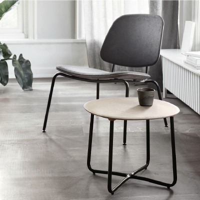 Mater - Lily Beistelltisch M Dunkel (Coffee Waste)