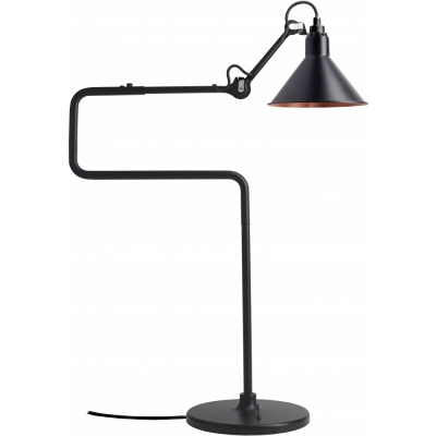 DCW - Lampe Gras N°317 Tischleuchte Schwarz/Kupfer | Konisch