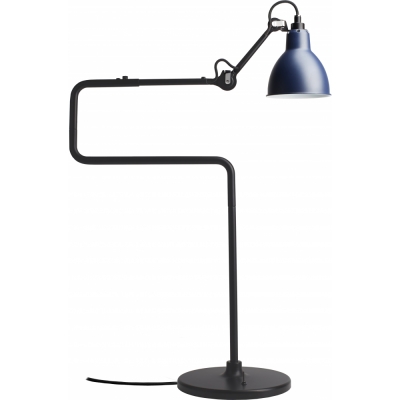 DCW - Lampe Gras N°317 Tischleuchte Blau | Rund