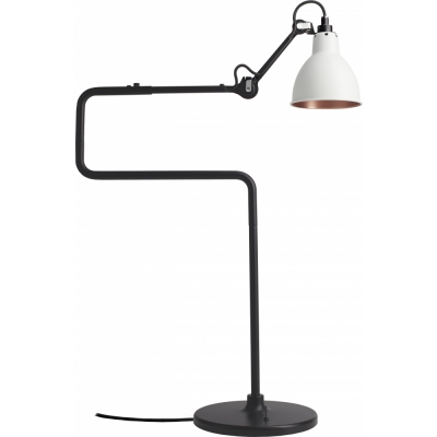 DCW - Lampe Gras N°317 Tischleuchte Weiß/Kupfer | Rund
