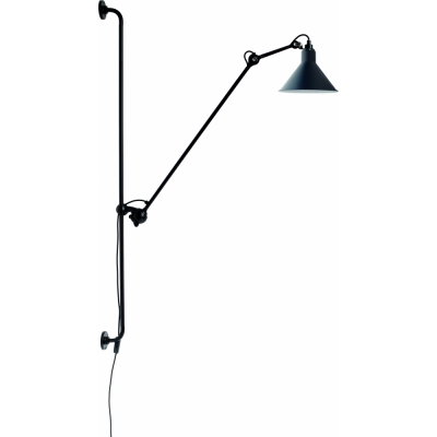 DCW - Lampe Gras N°214 Wandleuchte Blau | Konisch