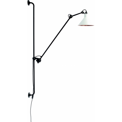DCW - Lampe Gras N°214 Wandleuchte Weiß/Kupfer | Konisch