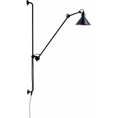 DCW - Lampe Gras N°214 Wandleuchte Schwarz/Kupfer | Konisch