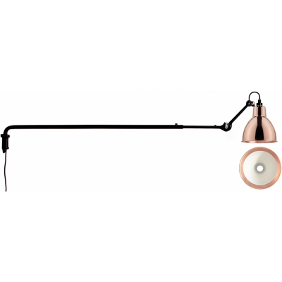 DCW - Lampe Gras N°213 Wandleuchte Kupfer/Weiß | Rund