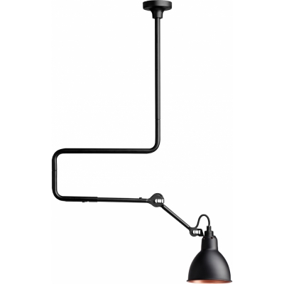 DCW - Lampe Gras N°312 Deckenleuchte Schwarz/Kupfer | Rund
