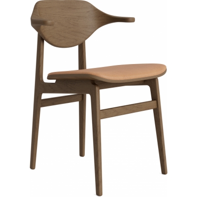 Norr11 - Bufala Stuhl mit Sitzpolsterung Hell geräuchert | Camel 21004