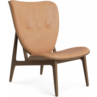 Norr11 - Elephant Lounge Sessel mit Frontpolsterung Hell geräuchert | Camel 21004