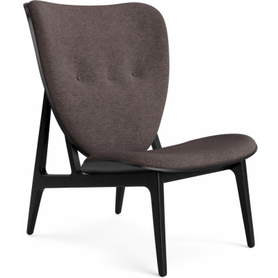 Norr11 - Elephant Lounge Sessel mit Frontpolsterung Schwarz | Barnum Col 11