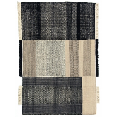 nanimarquina - Tres Teppich 300 x 400 cm | Schwarz