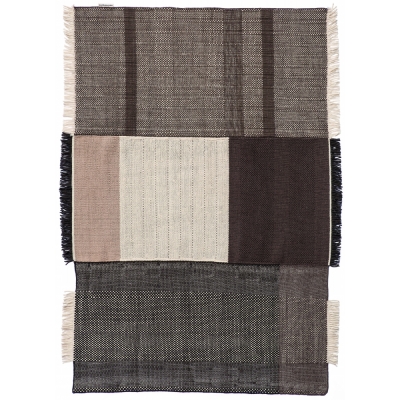 nanimarquina - Tres Teppich 170 x 240 cm | Schokolade