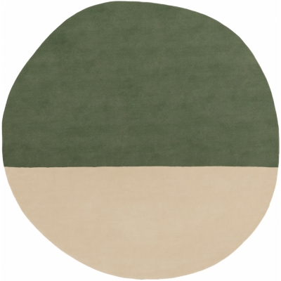 nanimarquina - Pearls Teppich 150x148 cm | Grün