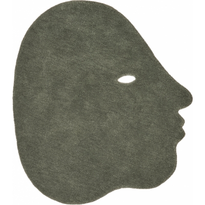 nanimarquina - Talk Talk Teppich Blaugrün S