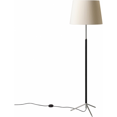 Santa & Cole - Pie de Salon G1 Stehleuchte Chrom Beige (Karton)