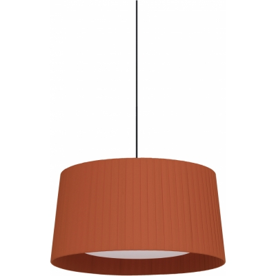 Santa & Cole - GT5 Pendelleuchte Terracotta Satin Nickel / Doppelt