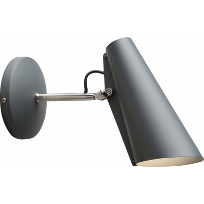 Northern - Birdy Wandleuchte Grau / Stahl | Kurz