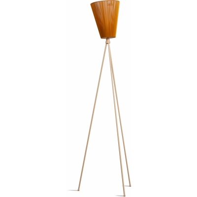 Northern - Oslo Wood Stehleuchte Karamell (Fuß: Beige)
