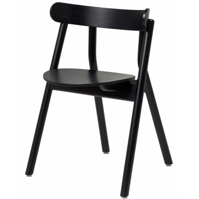 Northern - Oaki Stuhl Eiche schwarz lackiert