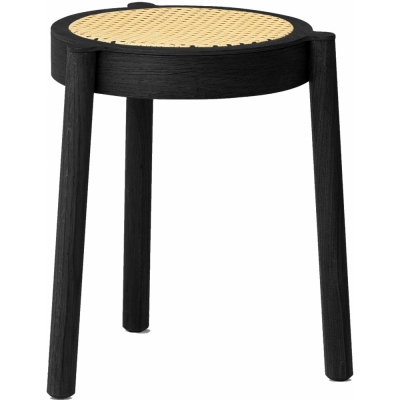 Northern - Pal Hocker Eiche schwarz lackiert | Mesh