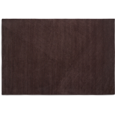 Northern - Row Teppich groß Dunkelbraun