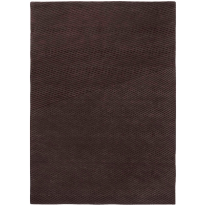 Northern - Row Teppich medium Dunkelbraun