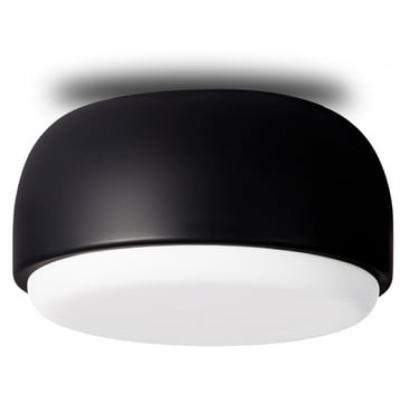 Northern - Over Me Wand- und Deckenleuchte Ø20 Schwarz Matt