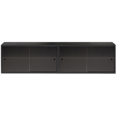 Northern - Hifive Glas Wandregal 150 Eiche schwarz