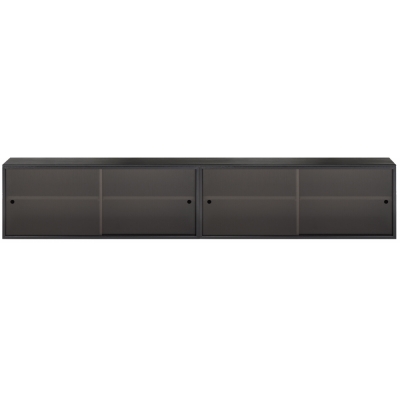 Northern - Hifive Glas Wandregal 200 Eiche schwarz