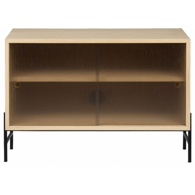 Northern - Hifive Glas Sideboard 75 Niedrig / Eiche geölt