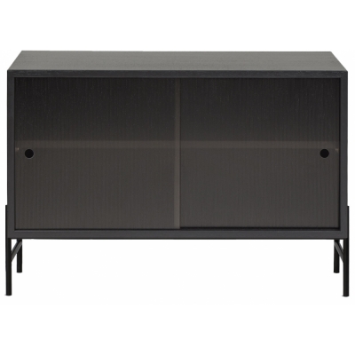 Northern - Hifive Glas Sideboard 75 Niedrig / Eiche schwarz