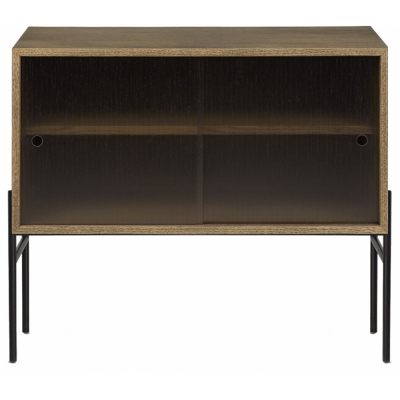 Northern - Hifive Glas Sideboard 75 Hoch / Eiche geräuchert