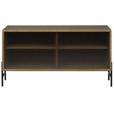 Northern - Hifive Glas Sideboard 100 Niedrig / Eiche geräuchert