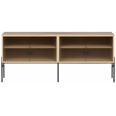 Northern - Hifive Glas Sideboard 150 Hoch / Eiche geölt