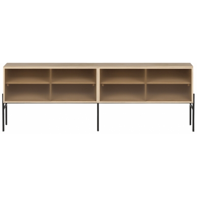 Northern - Hifive Glas Sideboard 200 Hoch / Eiche geölt
