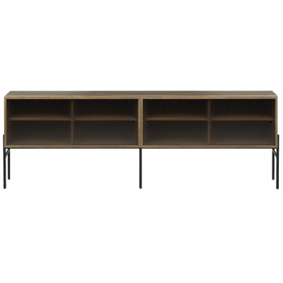 Northern - Hifive Glas Sideboard 200 Hoch / Eiche geräuchert