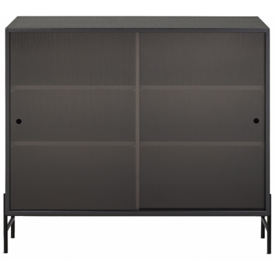 Northern - Hifive Glas Schrank 100 Niedrig / Eiche schwarz