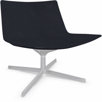 Arper - Catifa 60 2139 Loungesessel Kunstleder Schwarz