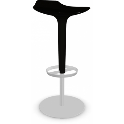 Arper - Babar 1755 Barhocker Schwarz | Satiniert
