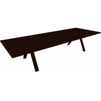 Arper - Cross 5002 Tisch 360 x 120 cm | Eiche Wenge