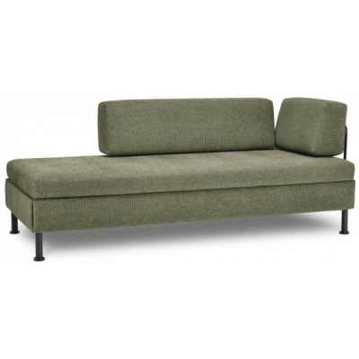 Swiss Plus - Doppio Doppelbett Säulenfüße matt schwarz Verde (Miyaki 20)