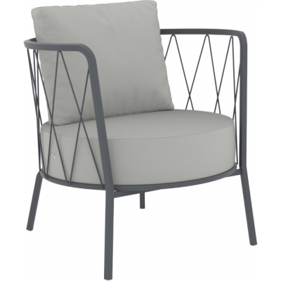 Vermobil - Daisy Lounge Sessel DE600 Antik-grau | Grau (Business)