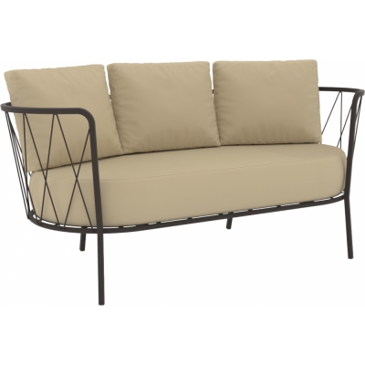 Vermobil - Daisy Sofa 2-Sitzer DE630 Bronze | Anthrazit (Business)