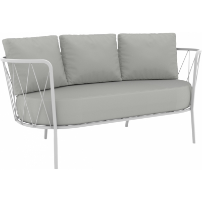Vermobil - Daisy Sofa 2-Sitzer DE630 Weiß | Pergamino (Sunset)