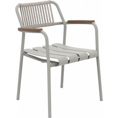 Vermobil - Verdea Rope Armlehnstuhl VD30X Lehm | Lehmgrau