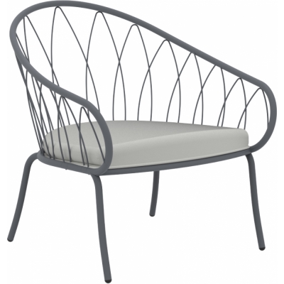 Vermobil - Flora Lounge Sessel FA600 Antik-grau | Ecru (Business)