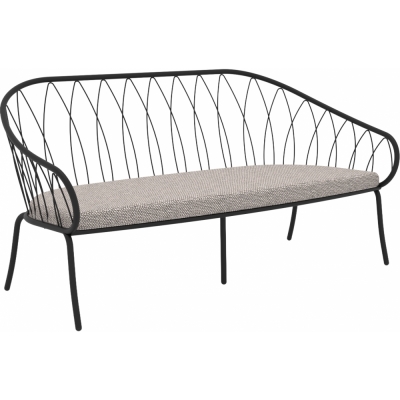Vermobil - Flora Sofa FA630 Schwarz | Grey Mud Star (Avant-Garde)