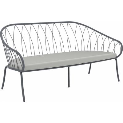 Vermobil - Flora Sofa FA630 Antik-grau | Ecru (Business)